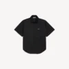 Camisa de manga corta de estilo laboral para hombre en color negro Camisa de manga corta de estilo laboral para hombre en color negro