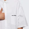 Camisa de manga corta de popelín «Blanca» 751920TNM609000