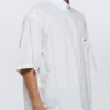 Camisa de manga corta de popelín «Blanca» 751920TNM609000