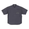 Camisa de manga corta Fashion Institute, corte amplio «Gris oscuro» 703846TYB181270