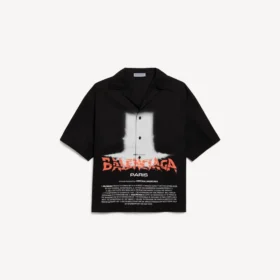 Camisa de manga corta «The Door Bowling» para hombre en negro