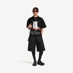 Camisa de manga corta «The Door Bowling» para hombre en negro