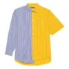 Camisa de manga holgada a rayas Balenciaga para hombre, temporada de primavera-verano 2021, 658850TIM369086