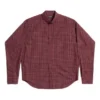 Camisa de manga larga a cuadros, corte holgado «Rojo» 658929TKM386167