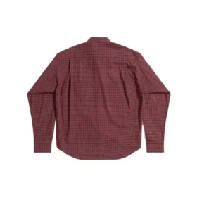 Camisa de manga larga a cuadros, corte holgado «Rojo» 658929TKM386167