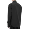 Camisa de manga larga con botones y logotipo en el cuello «Negro» 671586TYB181000