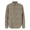 Camisa de manga larga con estampado Logomania «Beige» 662983TNLL19763