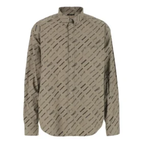 Camisa de manga larga con estampado Logomania «Beige» 662983TNLL19763 Camisa de manga larga con estampado Logomania «Beige» 662983TNLL19763