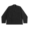 Camisa de manga larga, corte medio «Black» 658844TEM161000