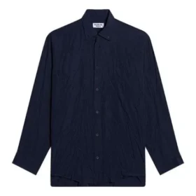 Camisa de manga larga de corte holgado «Azul» 658956TLM164100
