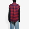 Camisa de manga larga FW21, color rojo, 658936TBM238521