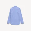 Camisa de popelín a rayas para mujer en azul/azul marino Camisa de popelín a rayas para mujer en azul/azul marino