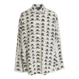 Camisa de popelín BB Icon «Blanco-Negro» 733755TNL889040