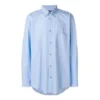 Camisa de popelín de algodón con logotipo en la espalda «Azul claro» 508465TWB044850
