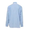 Camisa de popelín de algodón con logotipo en la espalda «Azul claro» 508465TWB044850