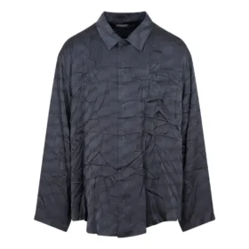 Camisa minimalista con BB Monogram «Negro» 681812TMO681270