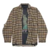 Camisa oversize con capas «Paris Liberty» «Verde oscuro» 794656TQM202880