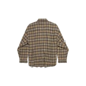 Camisa oversize con capas «Paris Liberty» «Verde oscuro» 794656TQM202880