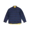 Camisa oversize reversible a cuadros «Yellow Blue» 720105TNM277660