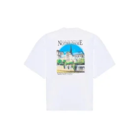 Camisa polo unisex de algodón oversize, color blanco, colección primavera-verano 2021, 641614TJVH69000