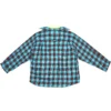 Camisa y camiseta a cuadros con efecto trampantojo «Azul y amarillo neón» 699371TMM116305