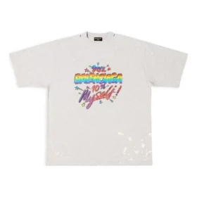 Camiseta 90/10 de corte ancho «Gris claro» 641675TMVH32569