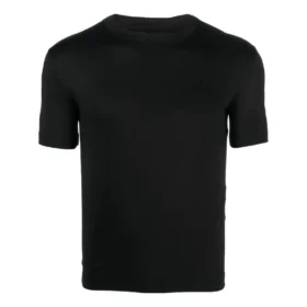 Camiseta ajustada y brillante «Black» 720458TNVI21000