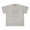Camiseta «Archives Logos» oversize «Gris claro» 712398TNVQ71342
