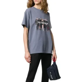 Camiseta auténtica de Balenciaga «Grey» 620969TIV471404