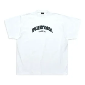 Camiseta «Back Flip» oversize, blanca y negra 739028TPVF99040