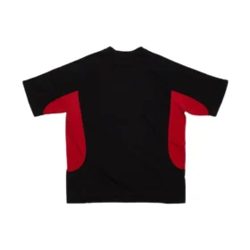 Camiseta Balenciaga x adidas de corte medio «Black Red» 712401TNVA61003