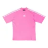 Camiseta Balenciaga x adidas de corte medio «Neon Pink» 723955TNVU45280
