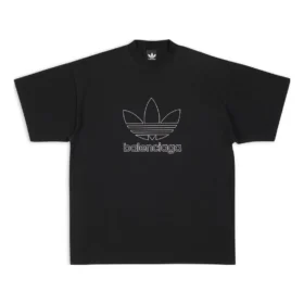 Camiseta Balenciaga x adidas Trefoil «Black White» 723976TNVN81070