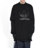 Camiseta Balenciaga x adidas Trefoil «Black White» 723976TNVN81070