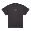 Camiseta Balenciaga x Under Armour, corte oversize, «Negro/Blanco», 787349TRVB79034
