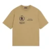 Camiseta Balenciaga x WFP, corte medio, «Caqui» 612966THV849605
