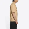 Camiseta Balenciaga x WFP, corte medio, «Caqui» 612966THV849605