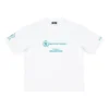 Camiseta Balenciaga x WFP, corte medio «White» 612966TMVL29086
