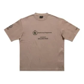 Camiseta Balenciaga x WFP de corte medio «Beige» 612966TMVL27761