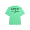 Camiseta Balenciaga x WFP de corte medio «Green» 612966THV844162