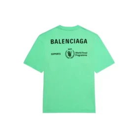 Camiseta Balenciaga x WFP de corte medio «Green» 612966THV844162