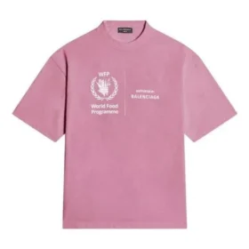 Camiseta Balenciaga x WFP de corte medio «Pink» 612966THV845621