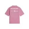 Camiseta Balenciaga x WFP de corte medio «Pink» 612966THV845621