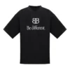 Camiseta BB Be Different, corte medio, «Black» 612966TNVU91070