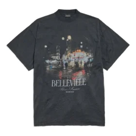 Camiseta Belleville «Black Faded» 787349TRVP71041