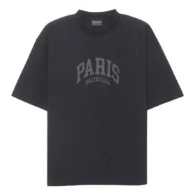 Camiseta Cities Paris de corte medio «Nero» 612966TLVL71069