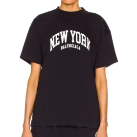 Camiseta «City New York» de corte medio «Azul oscuro» 612965TLVM23967