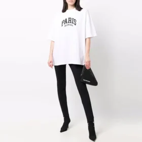 Camiseta «City Paris» de corte medio «Blanca» 612966TLVL79040