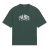Camiseta «City Paris» de corte medio «Verde» 612966TLVL73011
