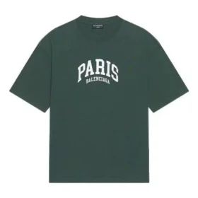 Camiseta «City Paris» de corte medio «Verde» 612966TLVL73011